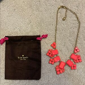Kate Spade Coral Statement Necklace
